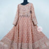 2 Piece Timeless Tea Pink Lehenga with Open Gown - Image 3