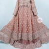 2 Piece Timeless Tea Pink Lehenga with Open Gown - Image 2