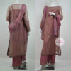 Tea Pink Party Dress with Hand Embroidered Katan Detailing - Image 2