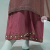 Tea Pink Party Dress with Hand Embroidered Katan Detailing - Image 8